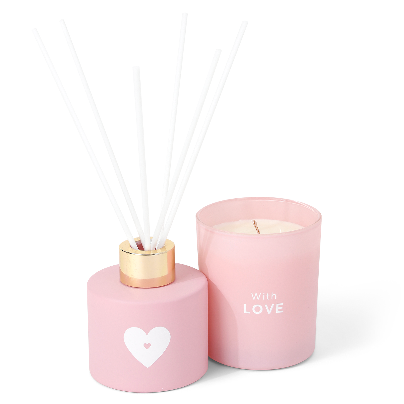 Candle & diffuser giftset - With love