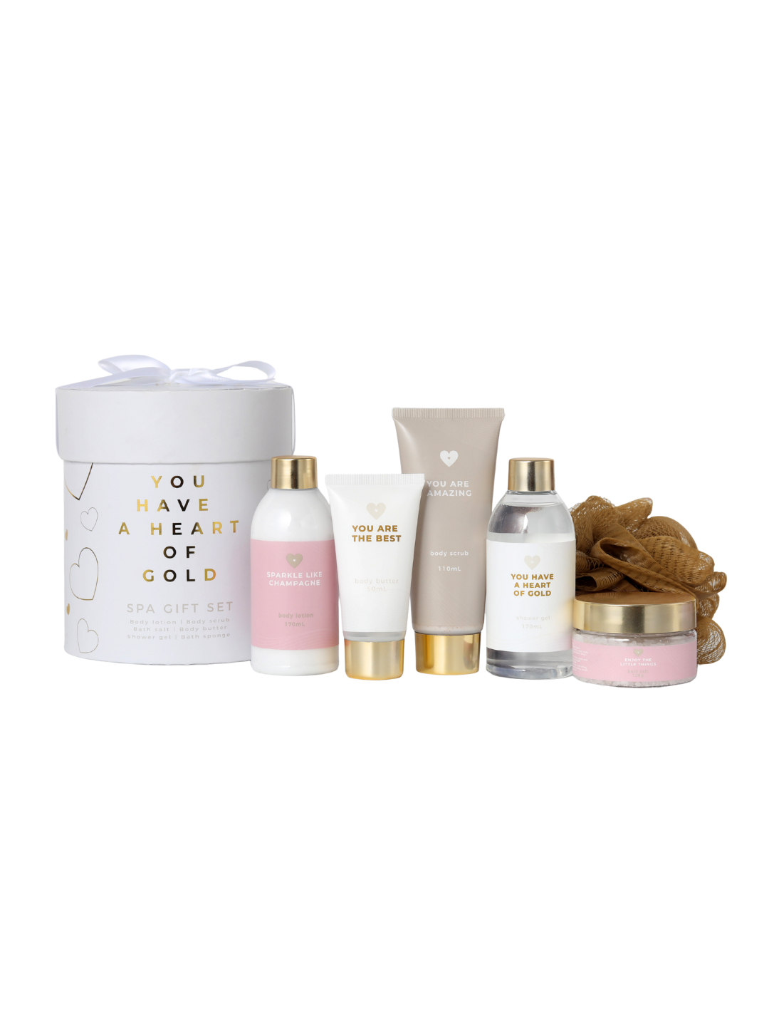 Spa giftset - You have a heart of gold