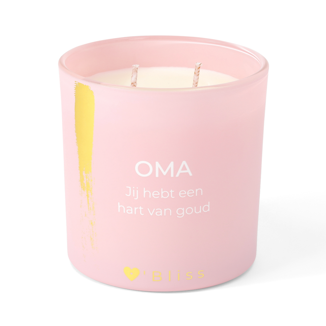 Candle XL - Oma hart van goud