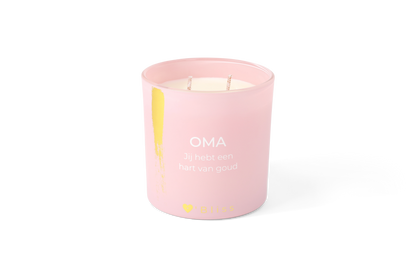 Candle XL - Oma hart van goud