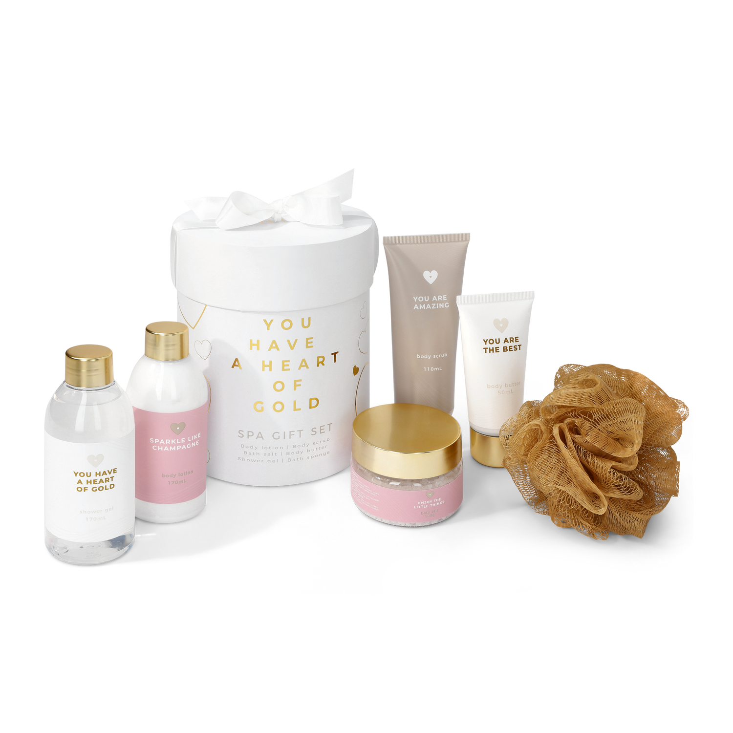 Spa giftset - You have a heart of gold